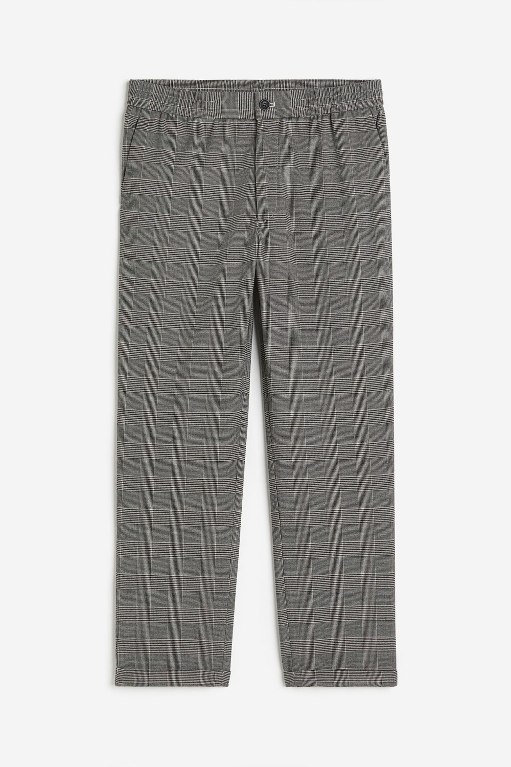 

Брюки H&M Regular Fit Twill, темно-серый