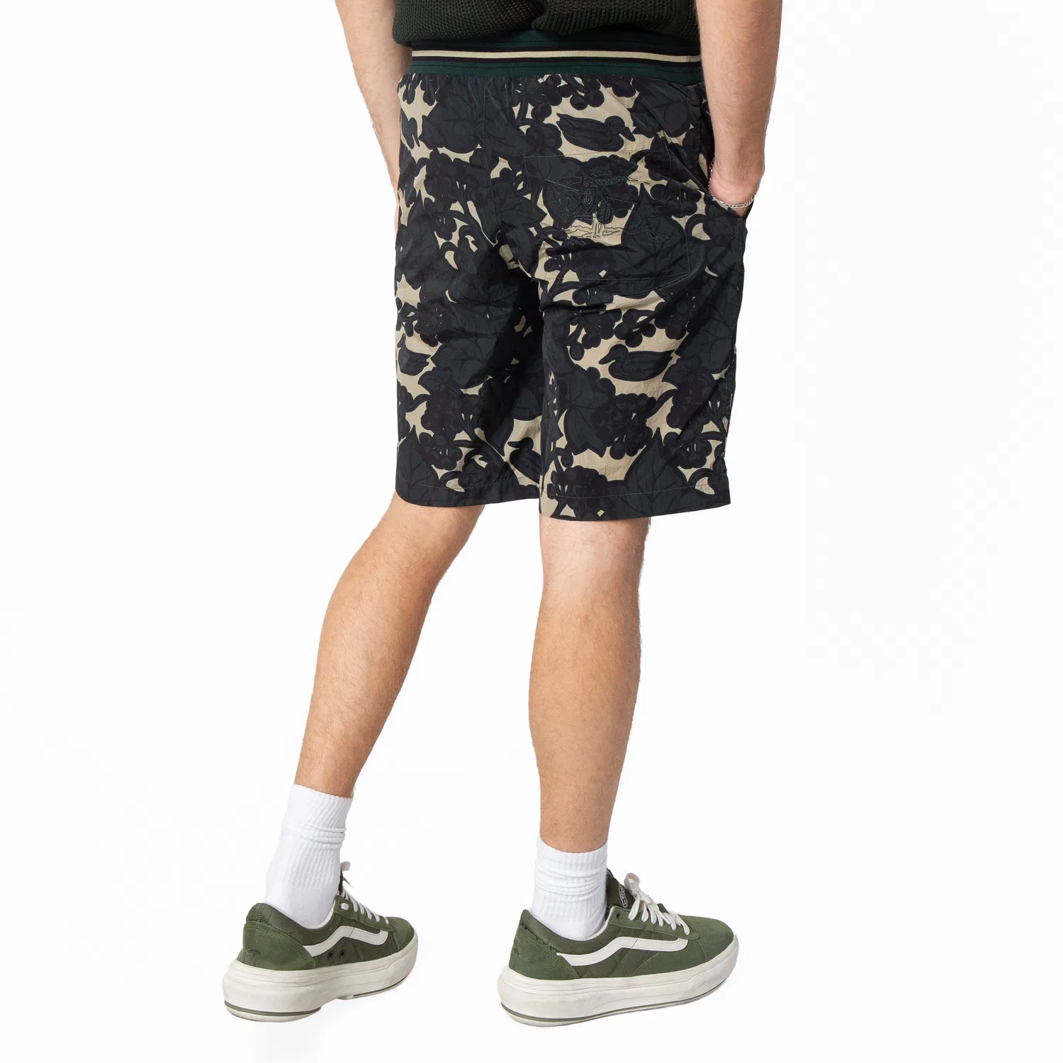 Шорты с принтом Ivy and Duck Motifs Nylon Burberry, Jungle Ip Pattern — фото 3