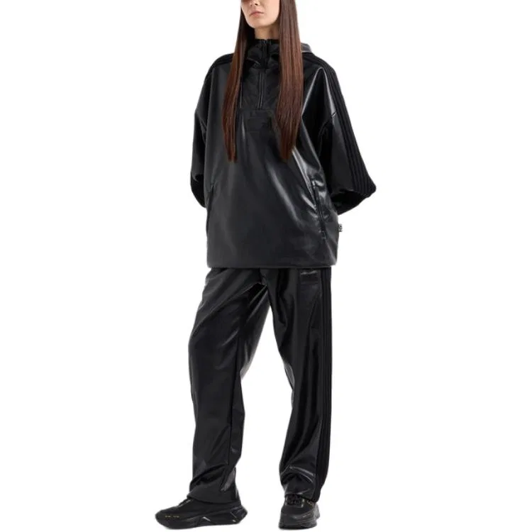 Куртка из искусственной кожи с капюшоном, Emporio Armani, Black — фото 3