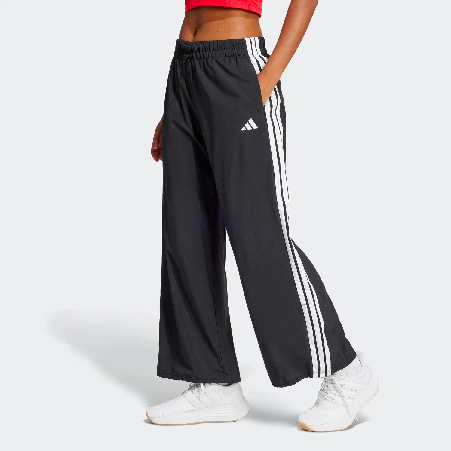 Женские брюки-парашют Adidas, Schwarz