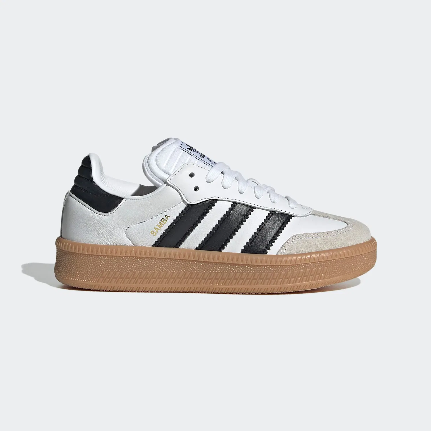 Детские кроссовки с увеличенной подошвой Adidas Originals, Cloud White/Core Black — фото 2