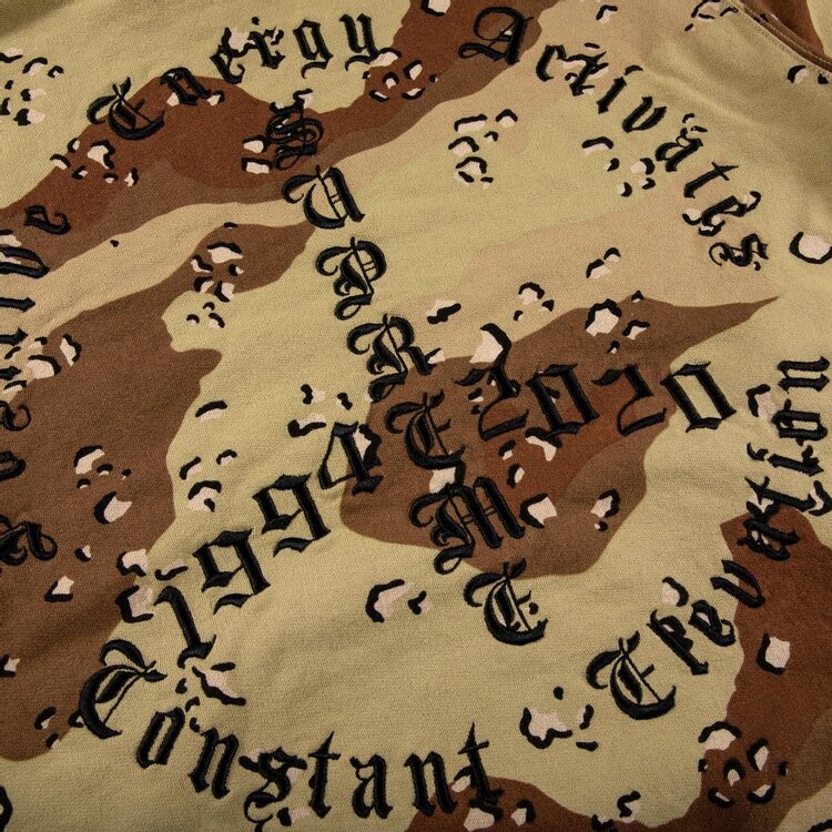 Толстовка Supreme Peace Hooded Sweatshirt 'Chocolate Chip Camo', коричневый — фото 4