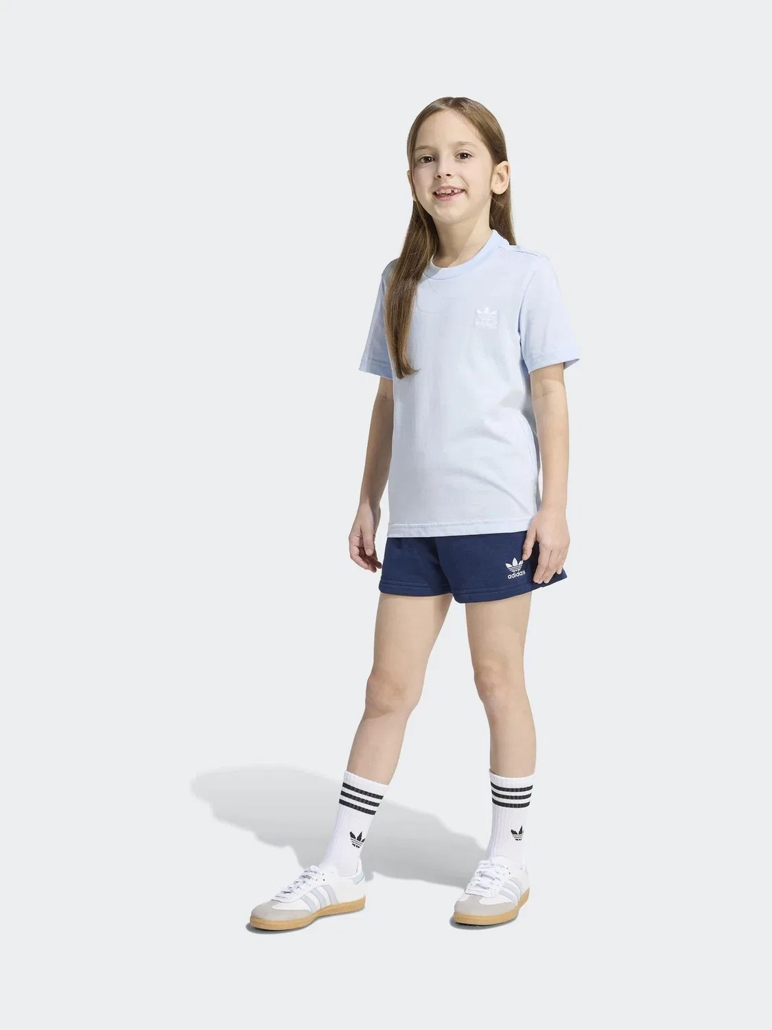 Набор футболка и шорты adidas Originals, синий