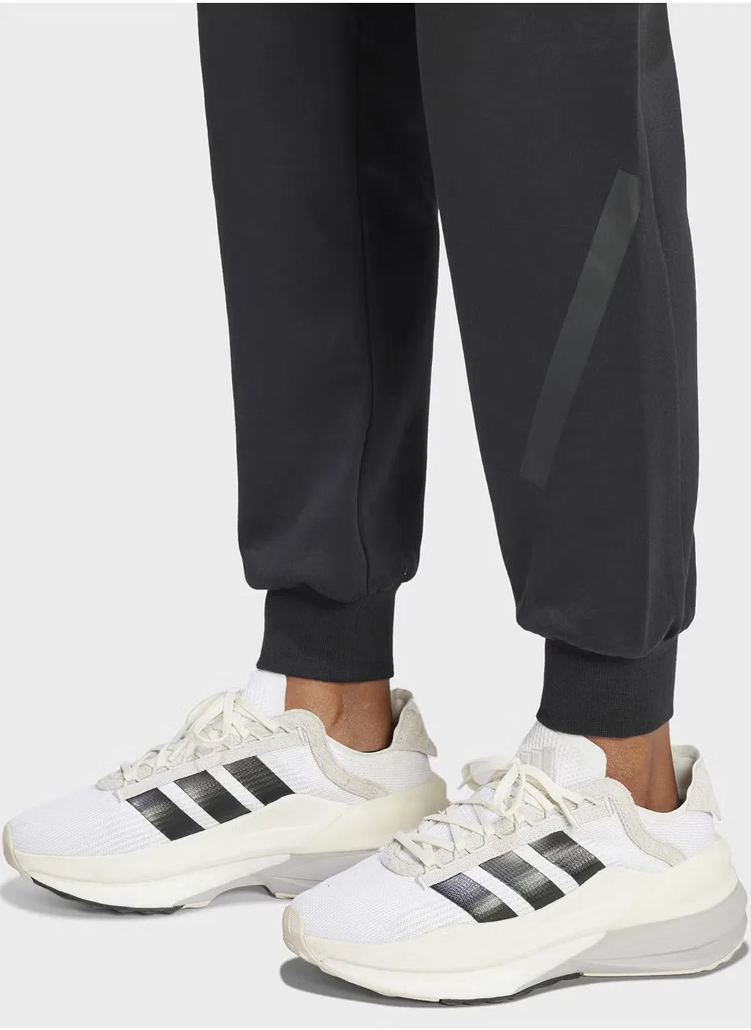 Штаны с логотипом Z.N.E. Adidas, черный — фото 4