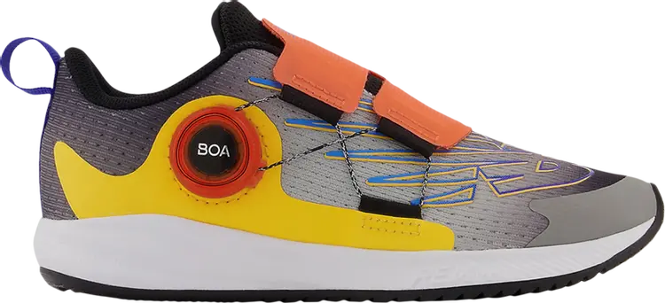 

Кроссовки New Balance FuelCore Reveal v3 BOA Little Kid Wide 'Black Vibrant Orange', черный