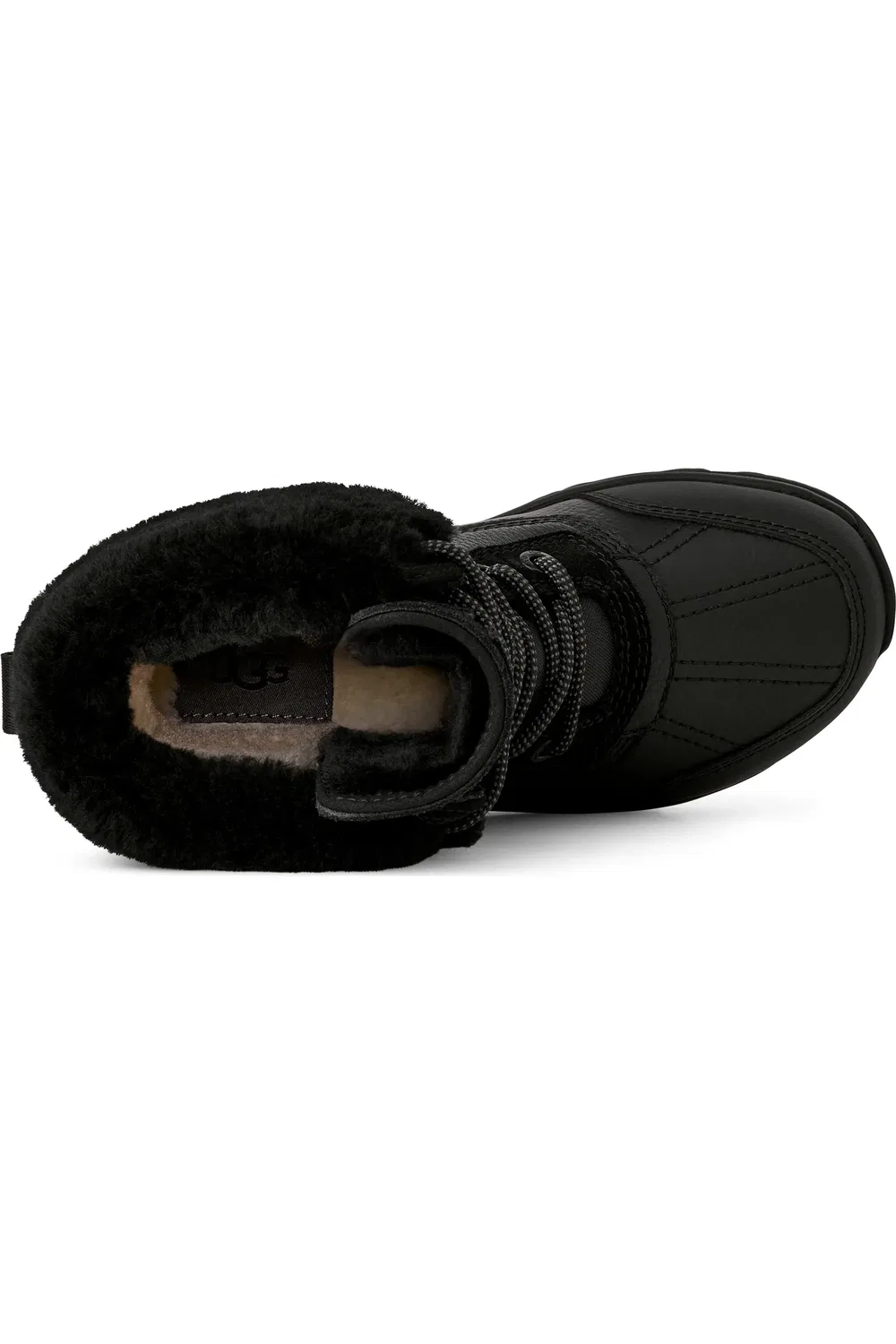 Детские зимние ботинки водонепроницаемые Adirondack XXV UGG, черный — фото 3