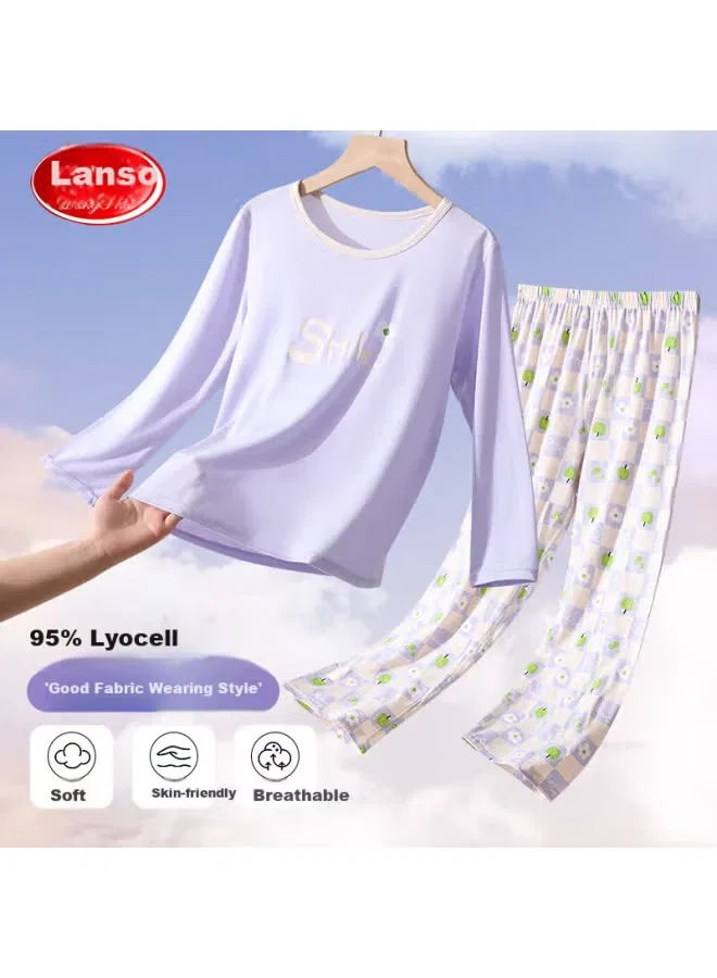 Пижамный комплект с коротким рукавом Lang Sha