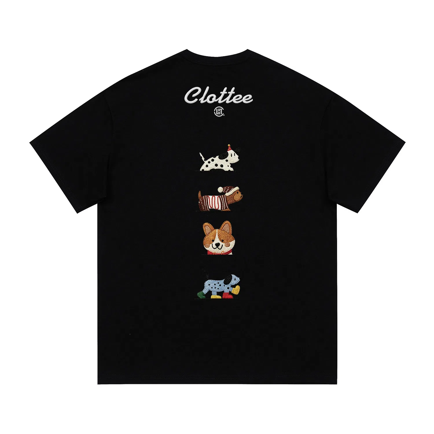 Детская футболка хлопковая с круглым вырезом CLOT, Ink Black