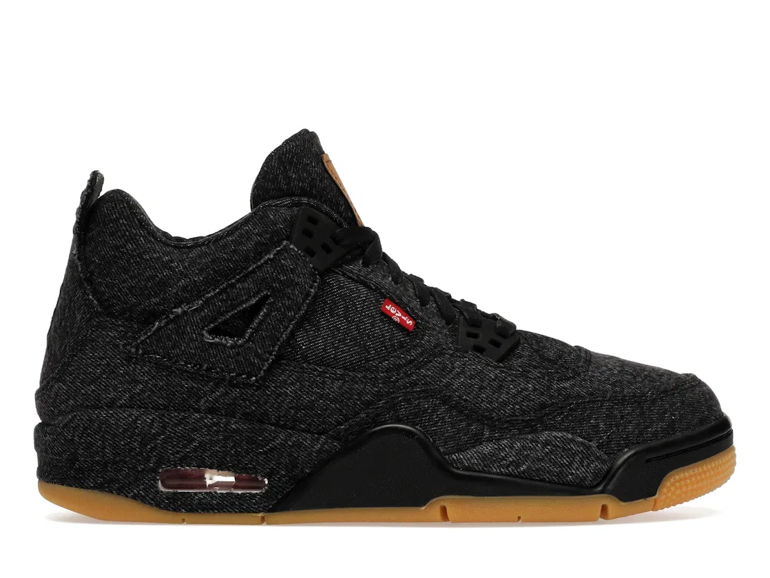 Детские кроссовки Lifestyle Jordan 4 Retro Jordan, Black/Black-Black