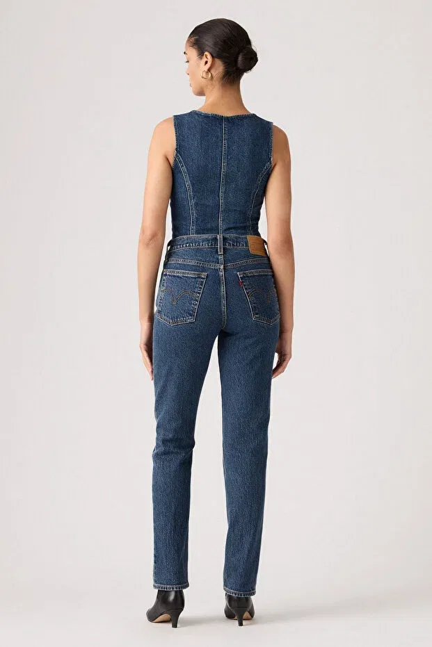 Женские джинсы скинни Levi'S, Dark Blue — фото 2