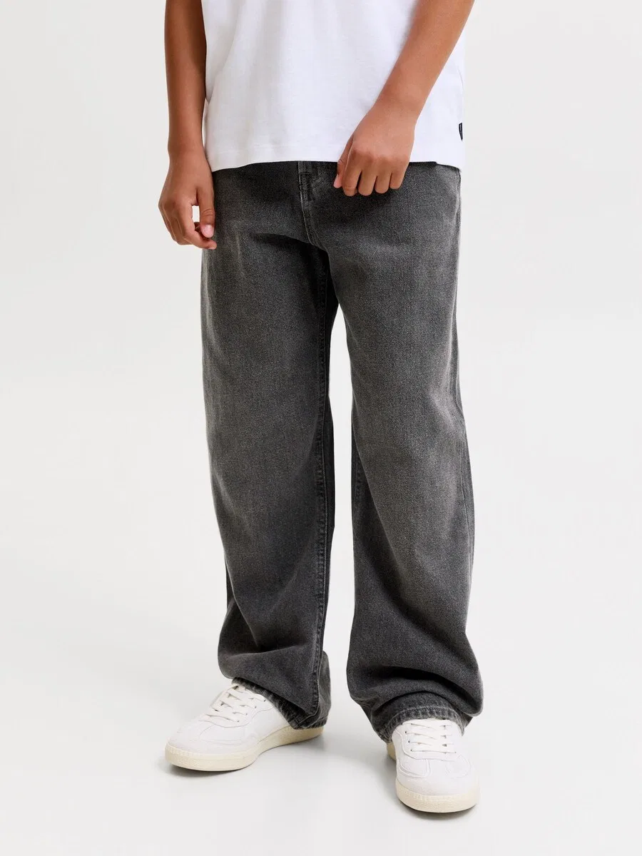 Джинсы Jack & Jones Junior Baggy Jeans 'JJIAlex JJClassic' из черного денима — фото 2