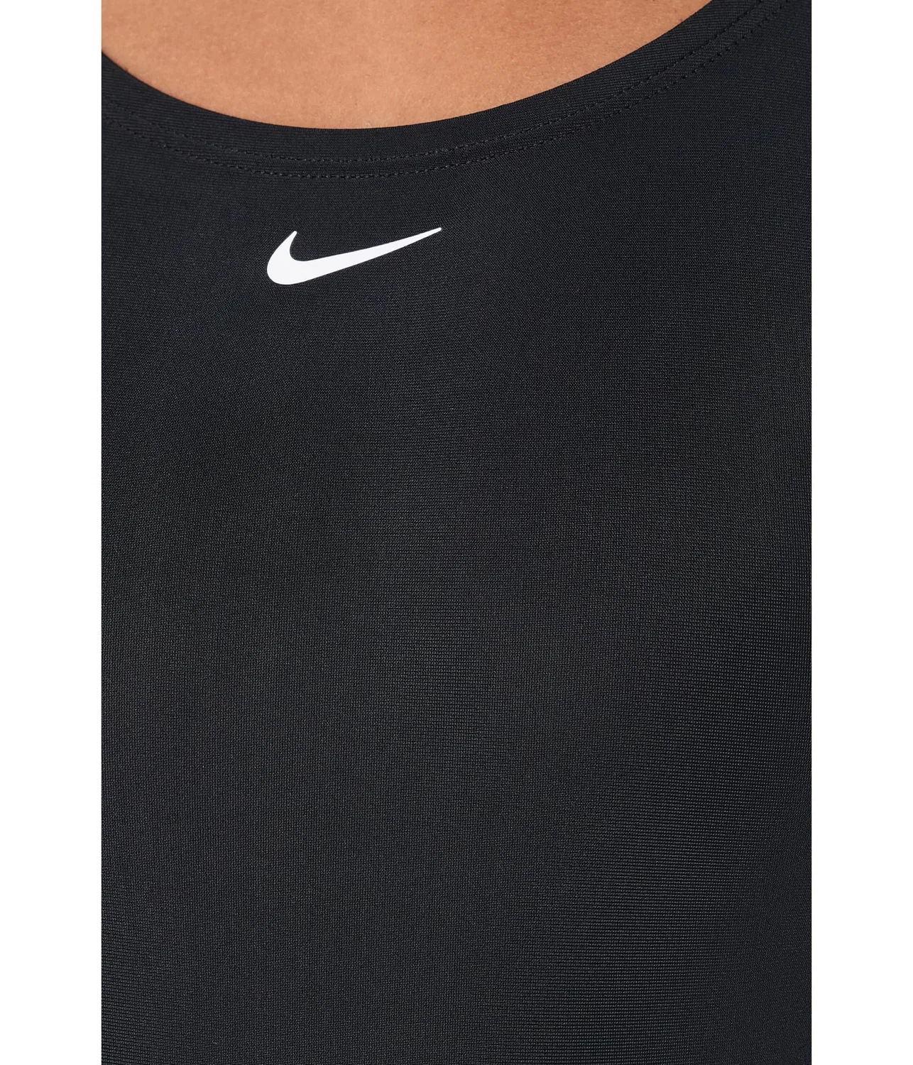 Слитный купальник с открытой спиной и логотипом Logo Tape Fastback One-Piece Nike, Black — фото 4