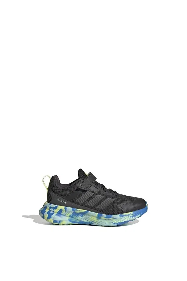 Детские кроссовки для девочек с липучкой Fortarun 4.0 el c Adidas, Black — фото 2