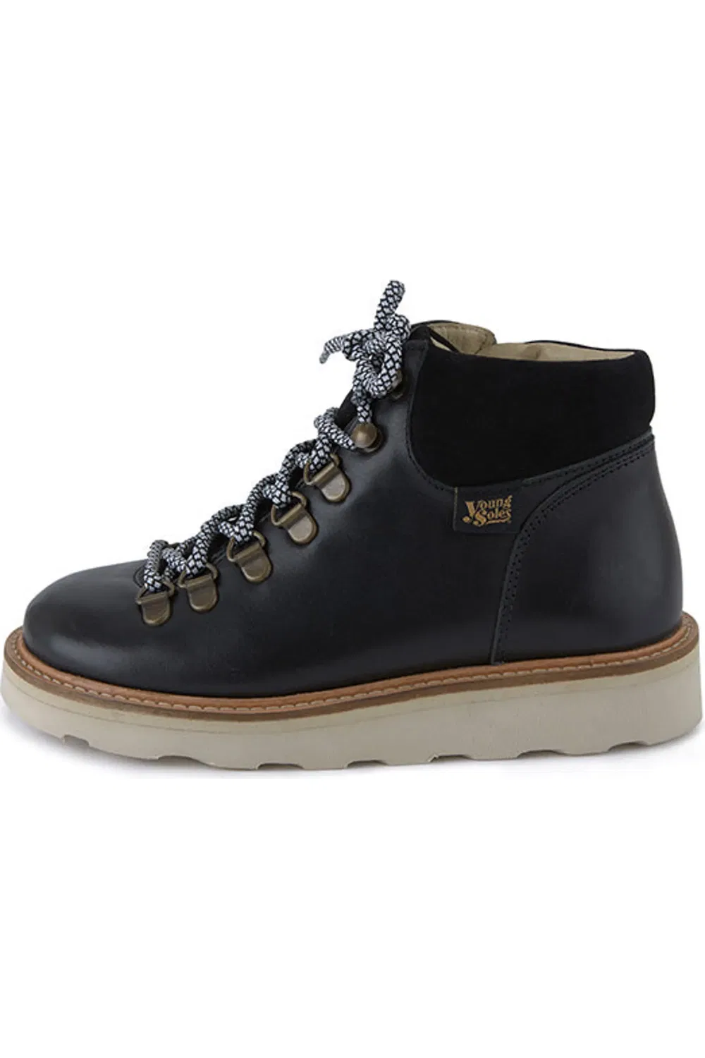 Детские ботинки походные Eddie Young Soles, черный — фото 2