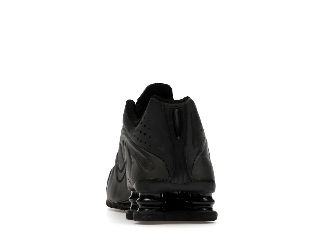 Детские кроссовки Lifestyle Nike Shox R4 Nike, Black/Black/Bright Crimson/Black — фото 4