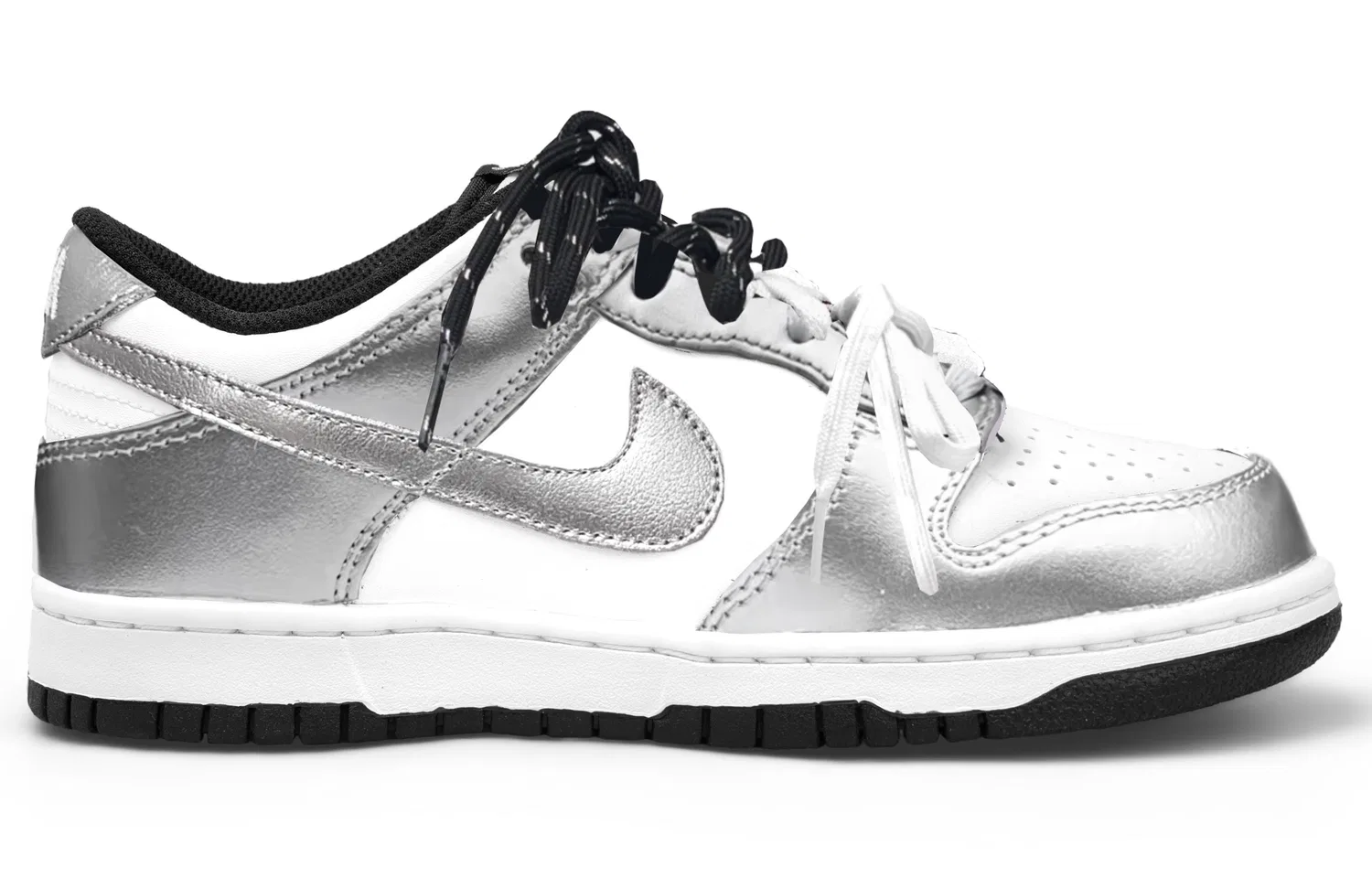 Детские кроссовки для скейтбординга, Серебряные, Dunk, Nike — фото 3