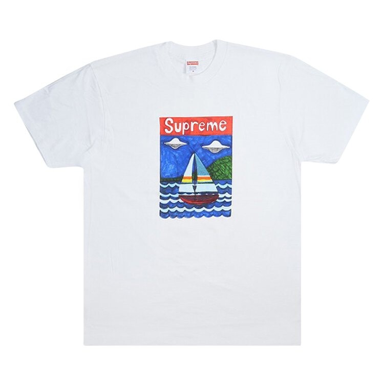 

Футболка Supreme Sailboat Tee 'White', белый