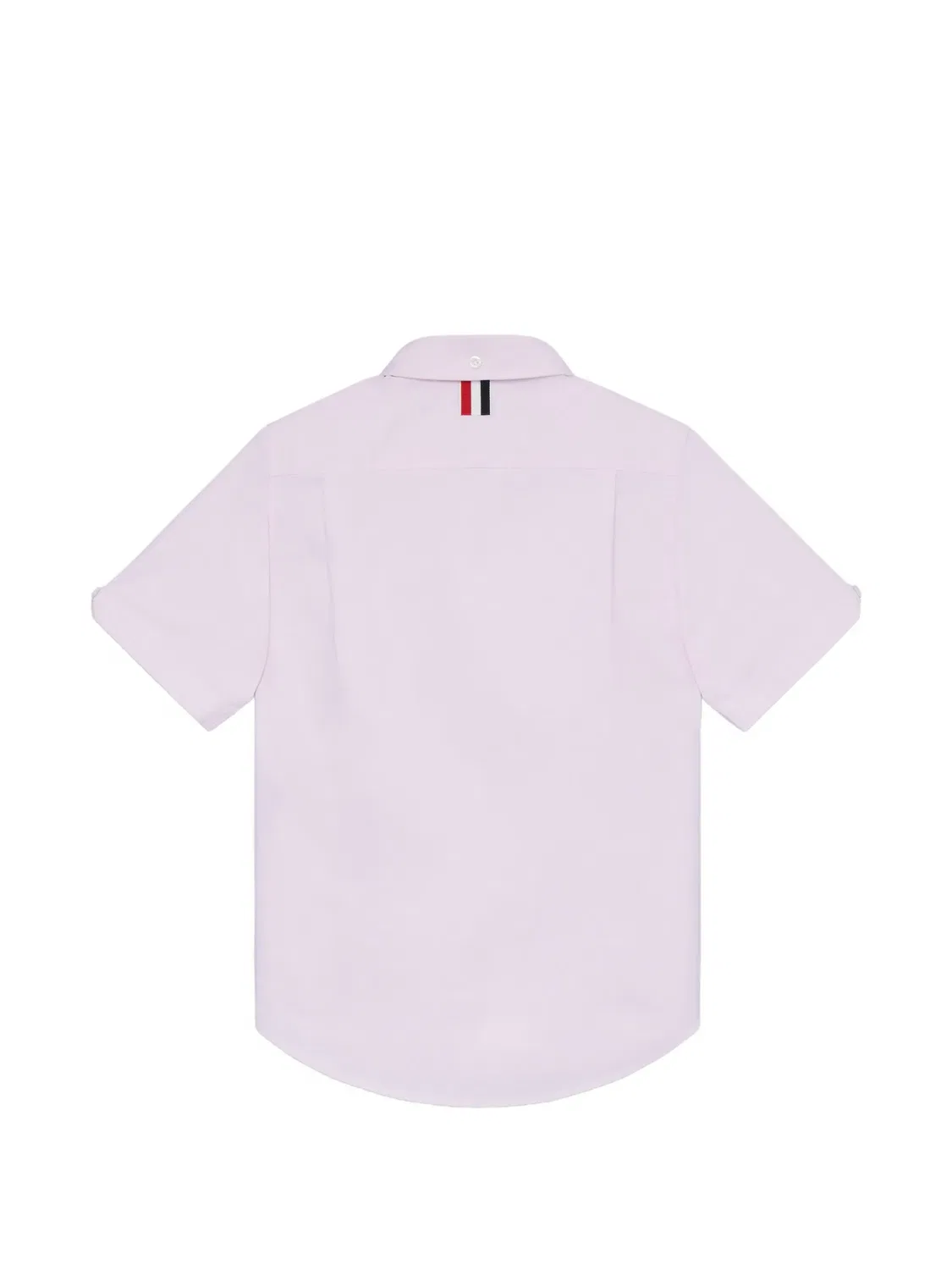Рубашка Oxford с короткими рукавами Thom Browne Kids, розовый — фото 2
