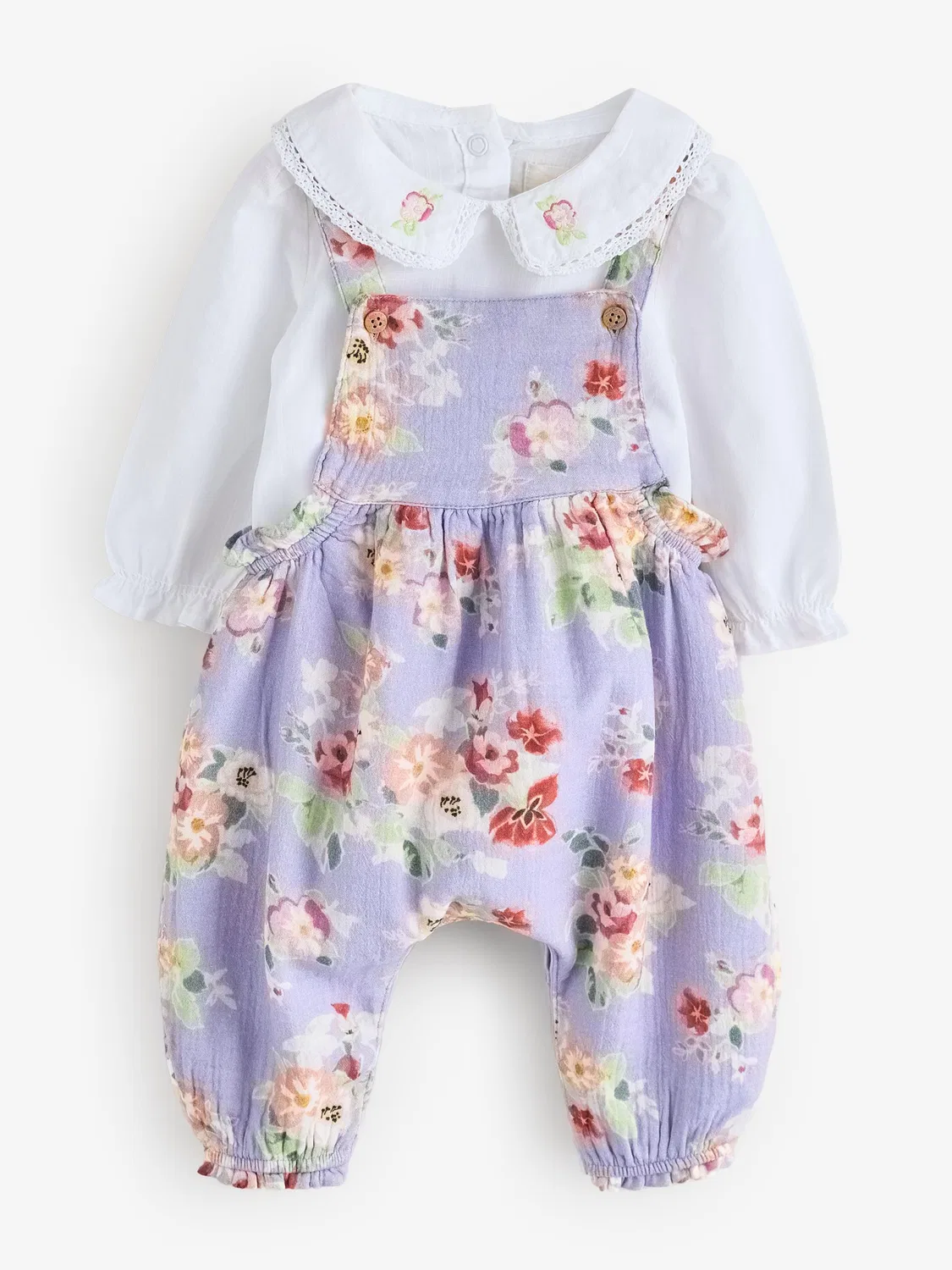 Комбинезон и боди, цветочный принт, Cath Kidston Next, сиреневый — фото 4