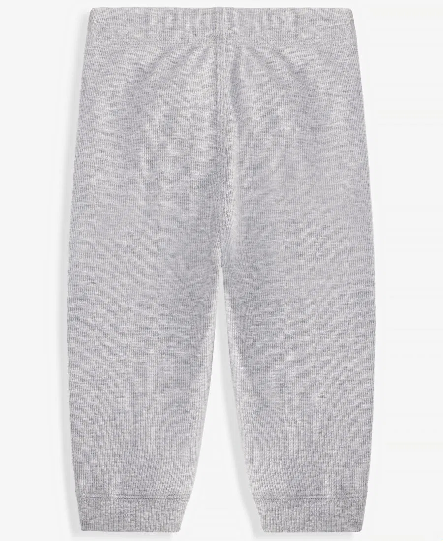 Детские спортивные штаны из футера с начесом First Impressions, Chrome Heather — фото 2