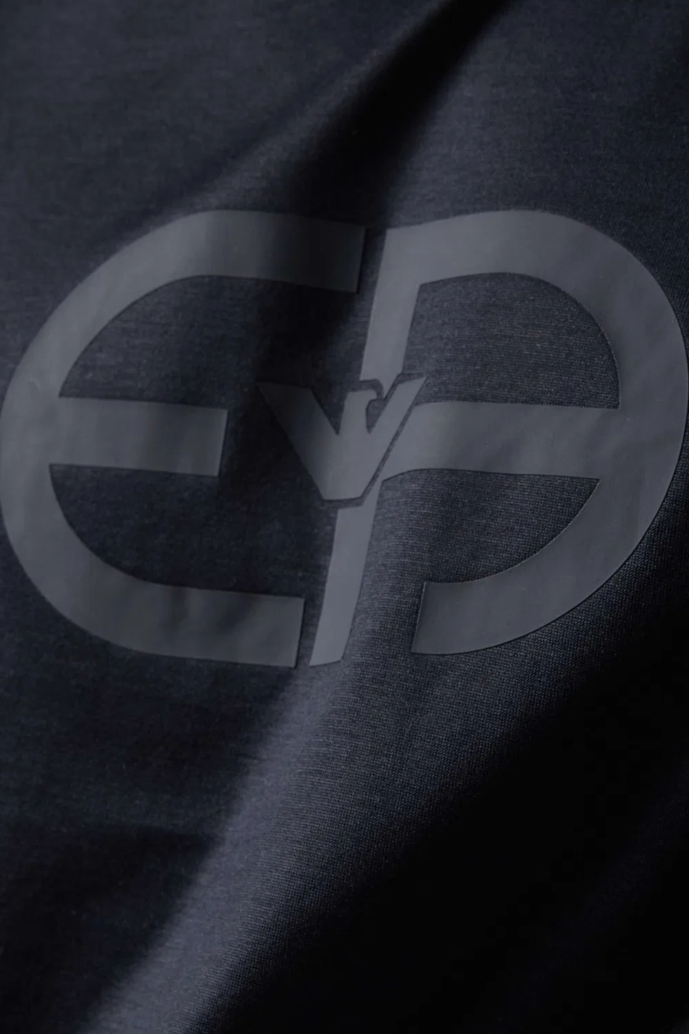 Футболка с коротким рукавом с принтом Recreate Logo Emporio Armani, синий — фото 4