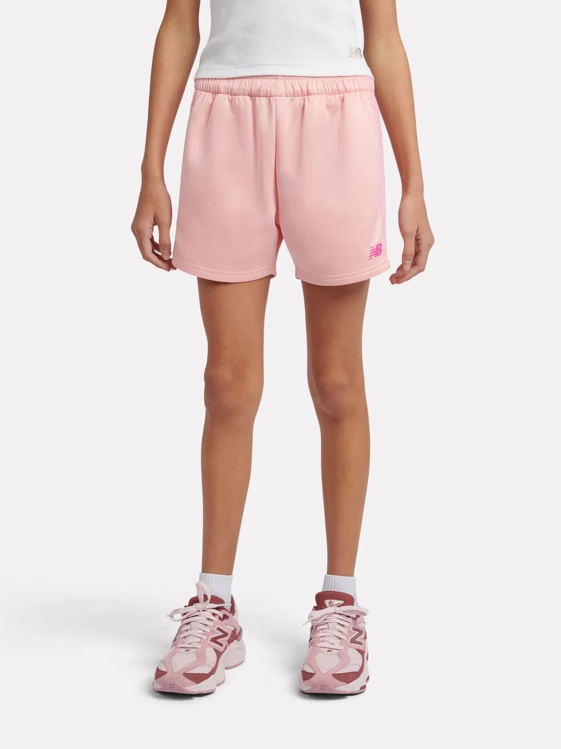 Шорты спортивные Linear Team New Balance, розовый