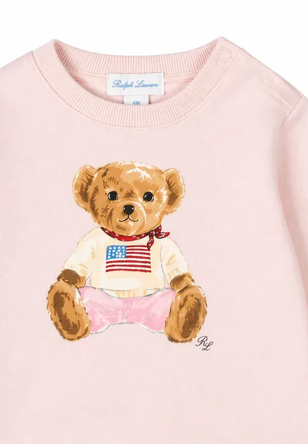 Комплект спортивный с принтом Completi sportivi set - sweatshirt Polo Ralph Lauren, Pink, розовый — фото 3