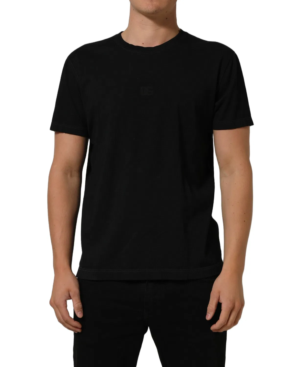 Мужская футболка с коротким рукавом и логотипом Dolce & Gabbana, Black — фото 2