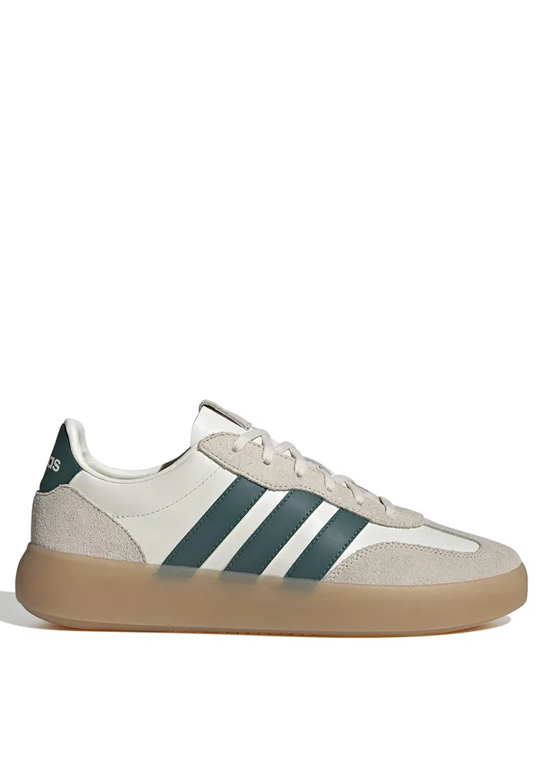Кроссовки мужские, Decode, Barreda Adidas, зеленый/кремовый/белый