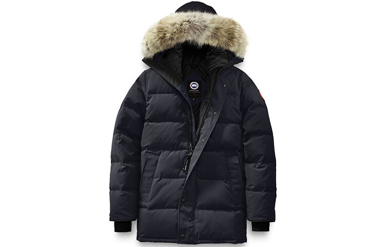 

Мужской пуховик Canada Goose, темно-синий