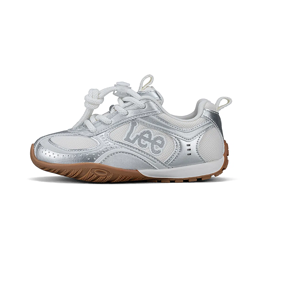 Детские беговые кроссовки с сетчатым верхом Lee, Silver