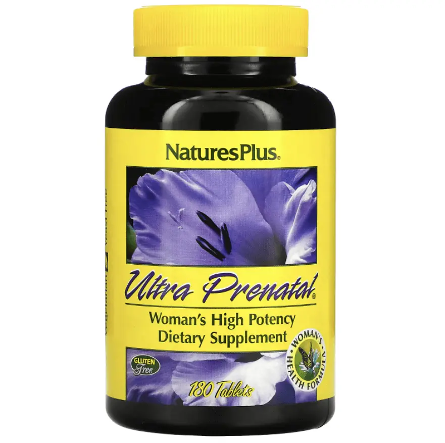 

Ultra Prenatal, 180 таблеток, NaturesPlus