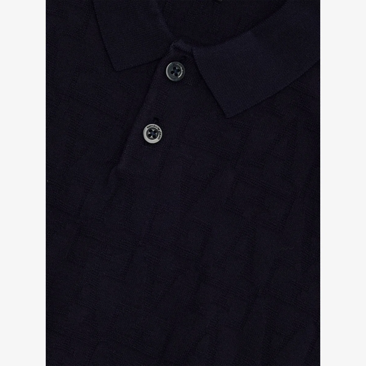 Вязаный джемпер на пуговицах спереди, 4-12 лет Emporio Armani — фото 2