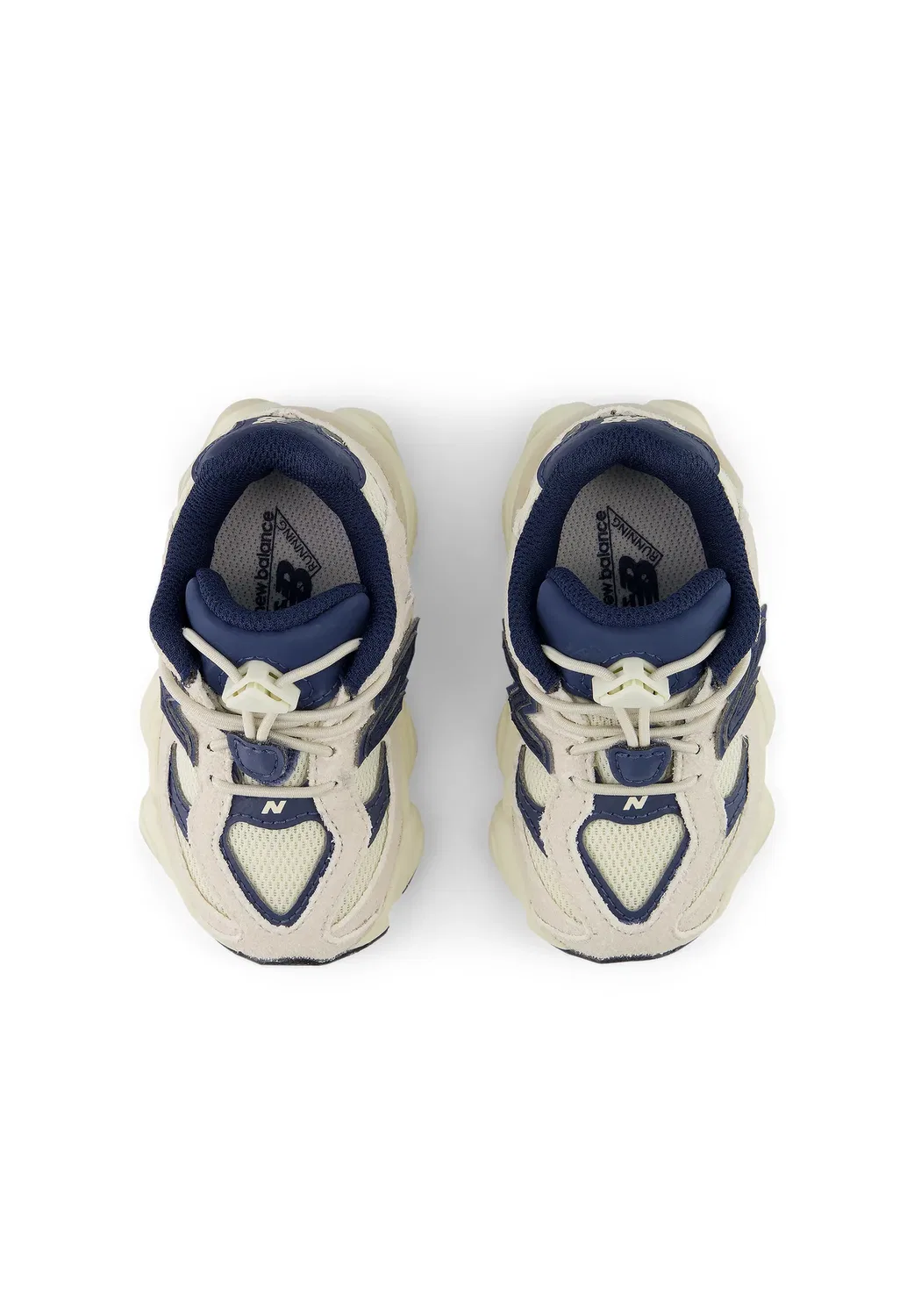 9060 унисекс - детская обувь New Balance, Nb Navy Linen — фото 3