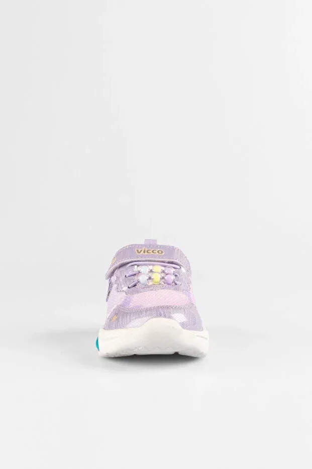 Детские спортивные туфли для девочек со светящейся подошвой Gelato Vicco, Lilac — фото 4