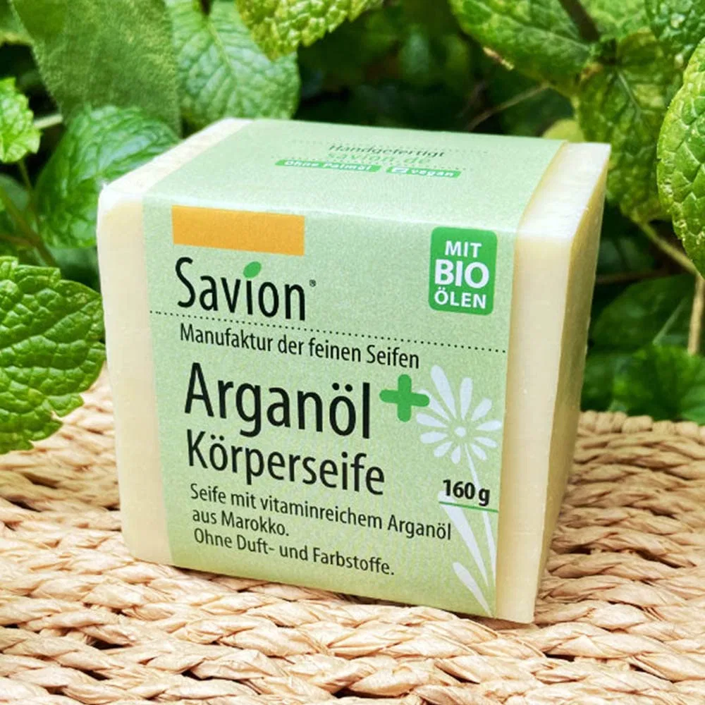 Мыло для тела и рук с аргановым маслом, Savion, 4 шт по 160 г