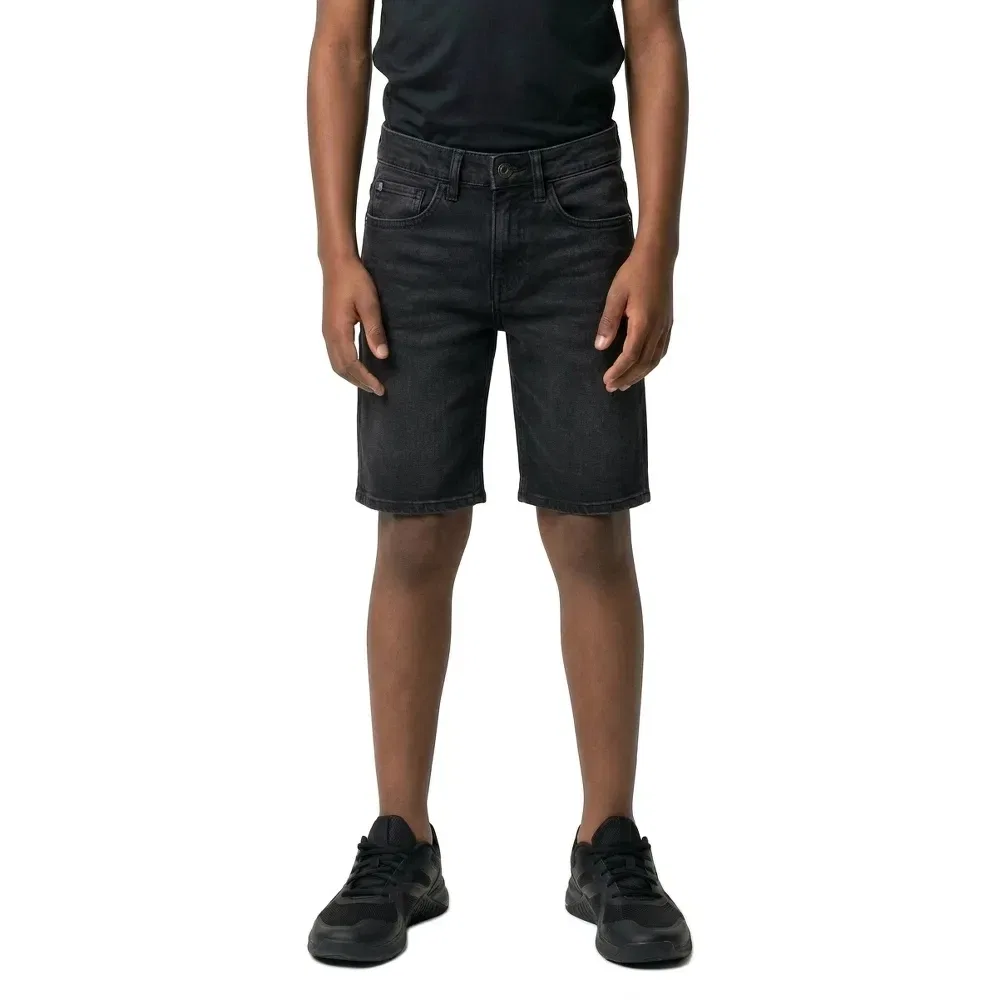 Шорты джинсовые Straight Fit Garcia, черный — фото 2