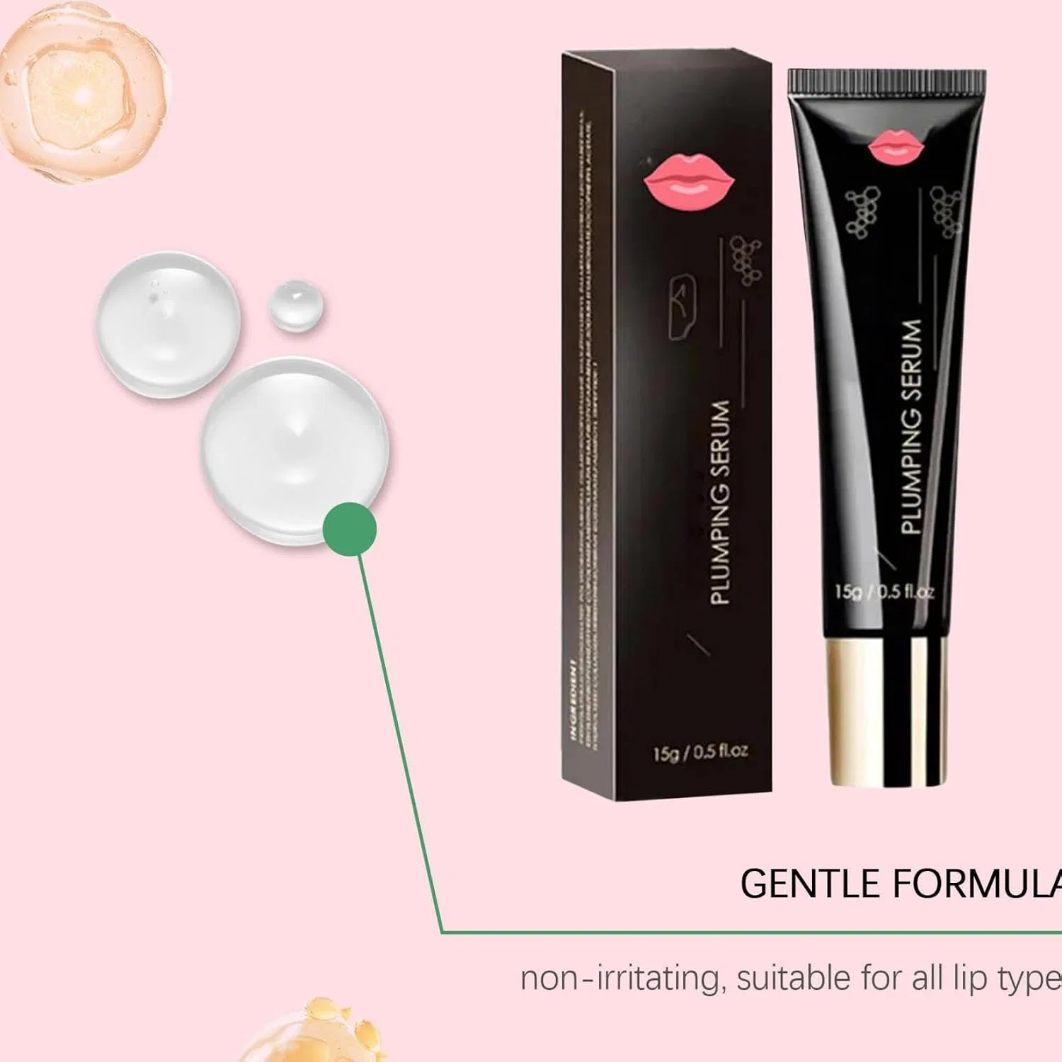 Лип бустер сыворотка, Plumpify Plumping Serum Oil, Lip Oil Plumper, 2 шт, 15 г Generisch — фото 4