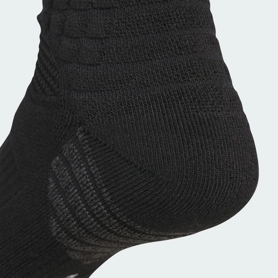 Носки баскетбольные с мягкой подкладкой Performance Select, adidas, Черный