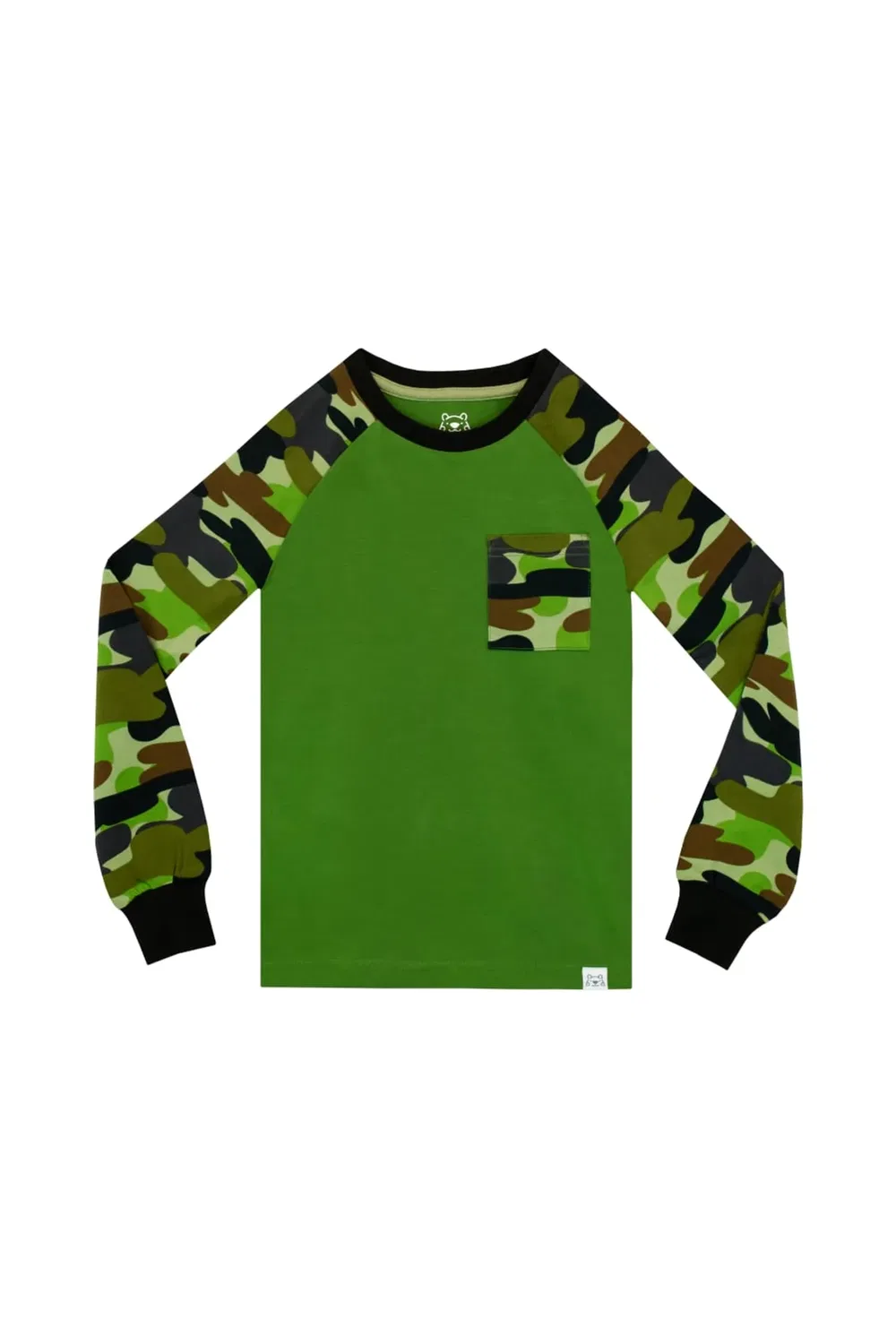 Пижама с принтом Military Camo Harry Bear, Green — фото 2