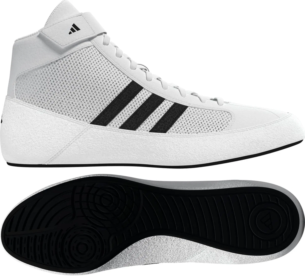 Детские боксерские кроссовки для мальчиков Hvc Adidas, White Black