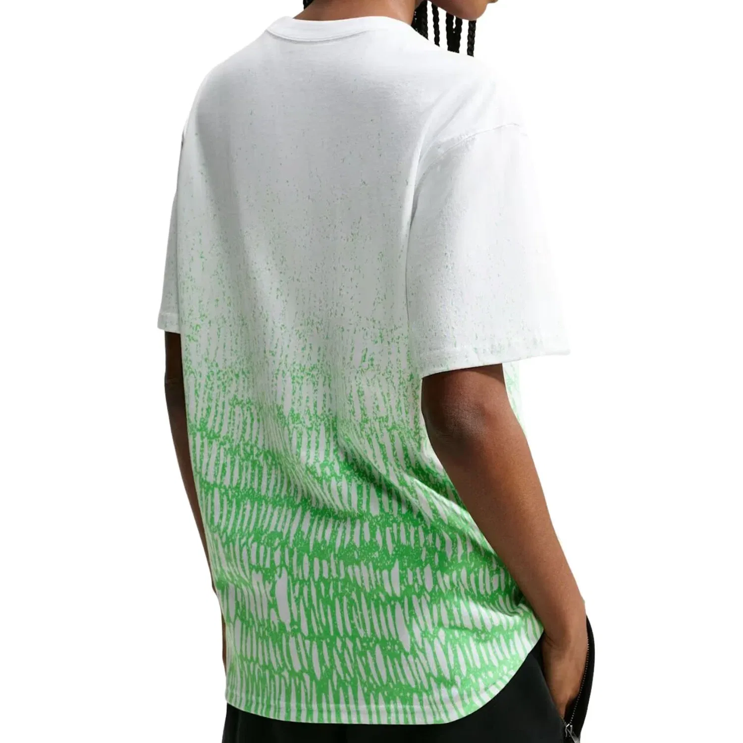 Мужская футболка с принтом Nike x Nigeria x Slawn Cryoshot, белый — фото 2