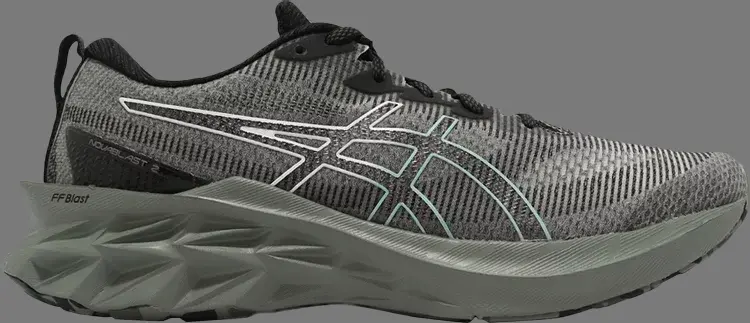 

Кроссовки novablast 2 le 'lichen green' Asics, зеленый