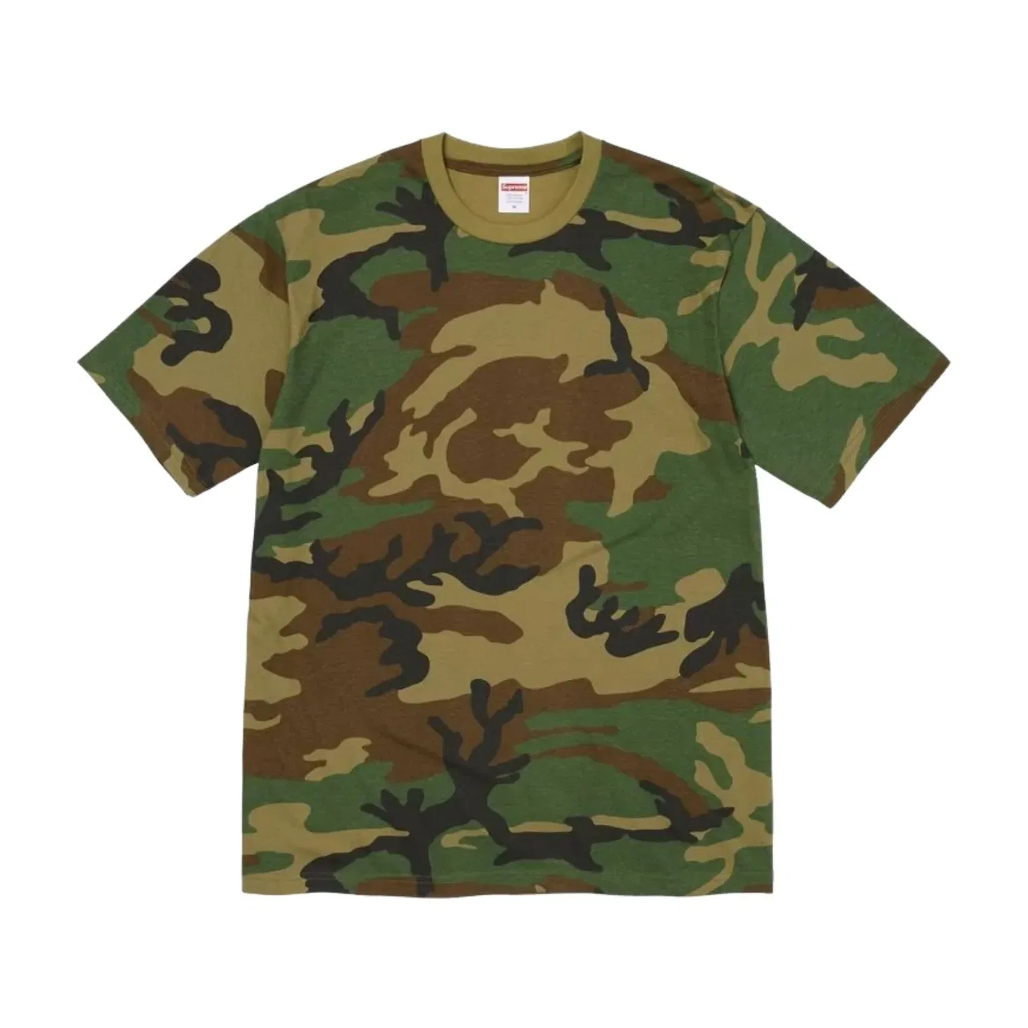 Мужская футболка FW26 Gems T-Shirt 'Woodland Camo' Supreme, Woodland Camo — фото 2