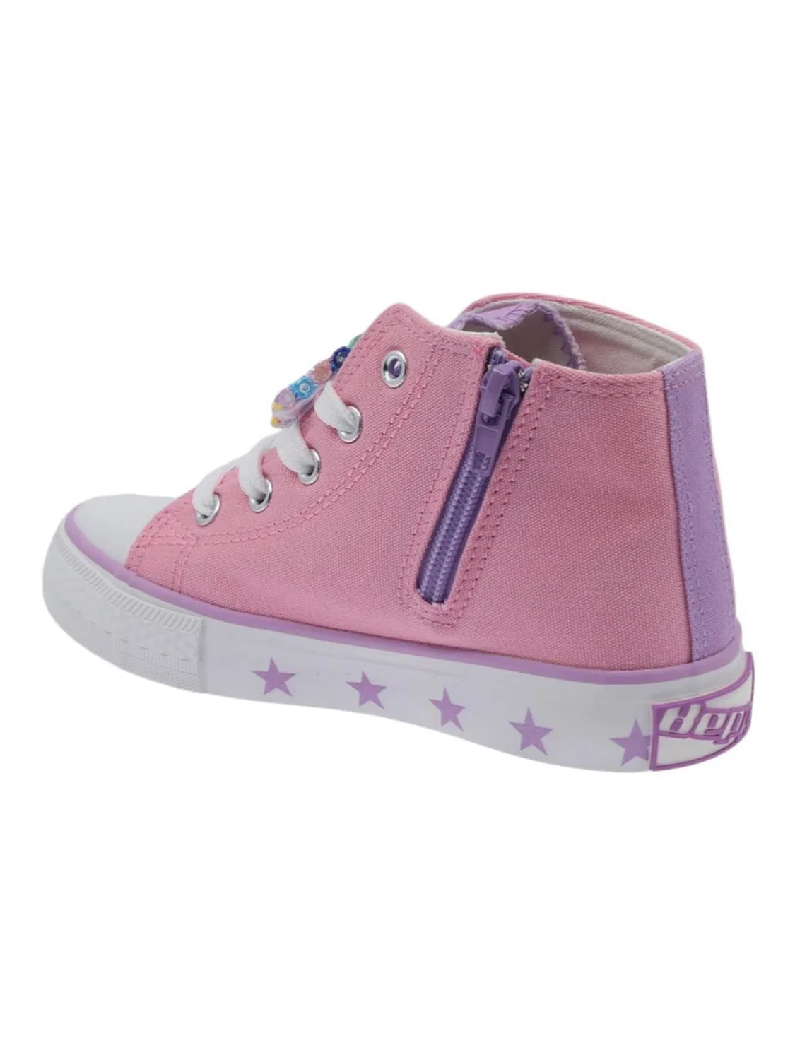 Кроссовки Beppi Canvas Boot розового цвета — фото 3
