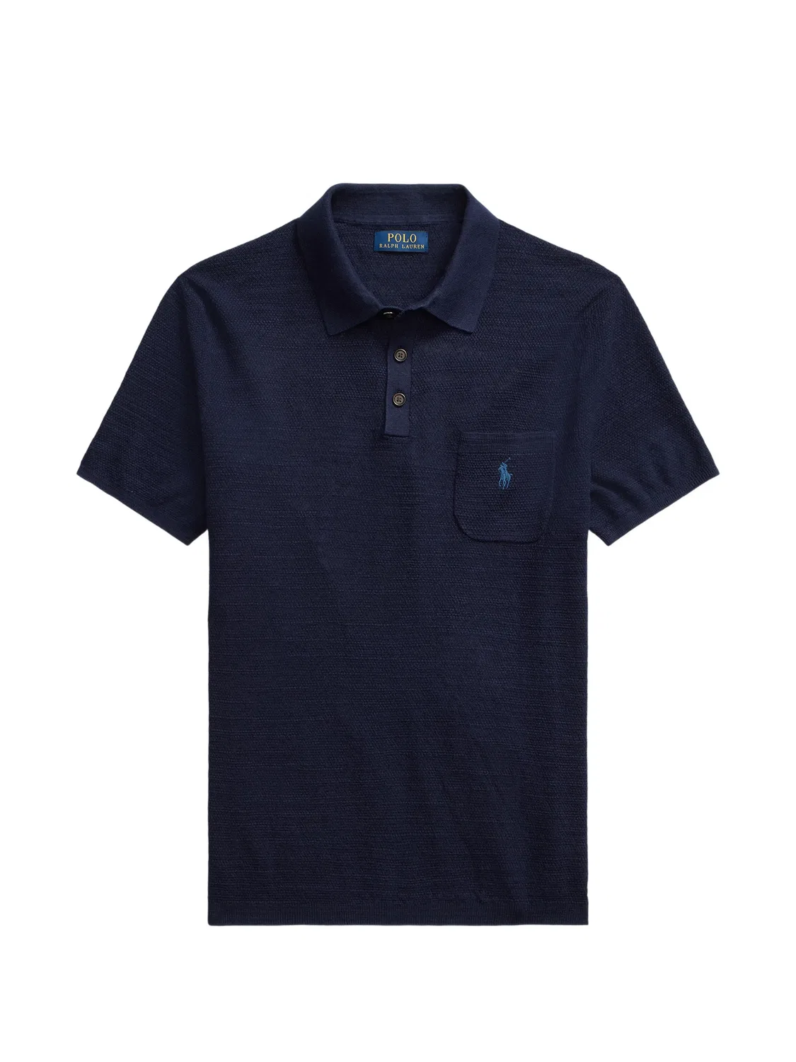 Polo Ralph Lauren Поло с нагрудным карманом, синий