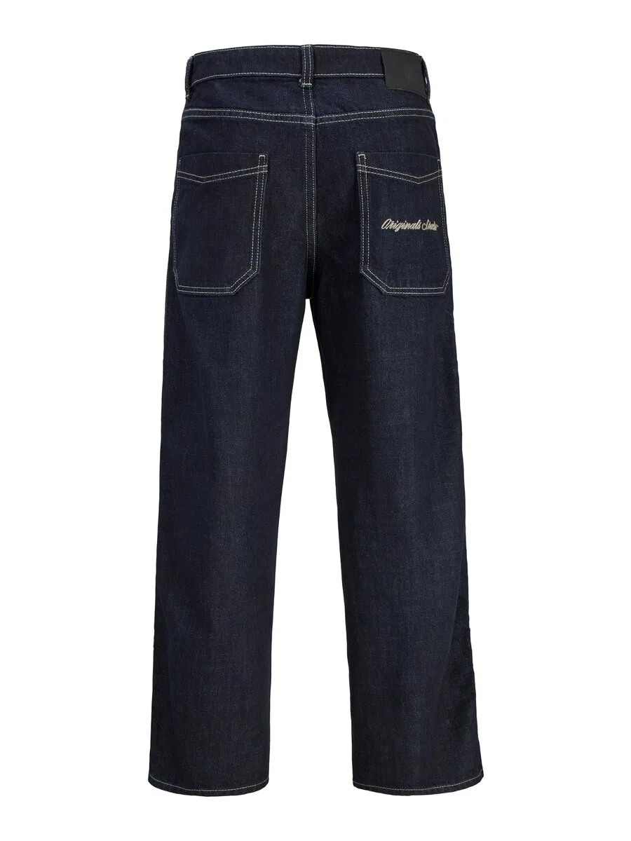 Детские джинсы Jack & Jones Junior Regular Jeans 'JJIAlex JJNorrebro' цвета морской синевы — фото 3