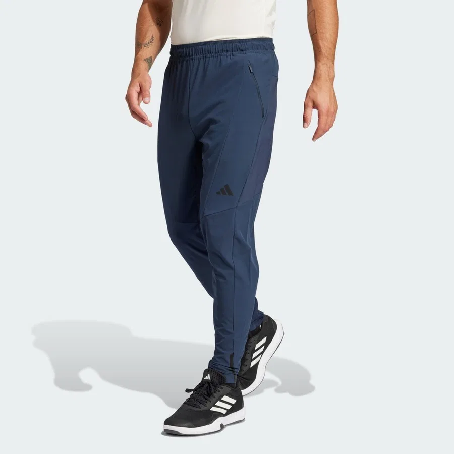 Штаны спортивные с молниями adidas Performance JI8160 Designed for Training Hybrid, Зеленый