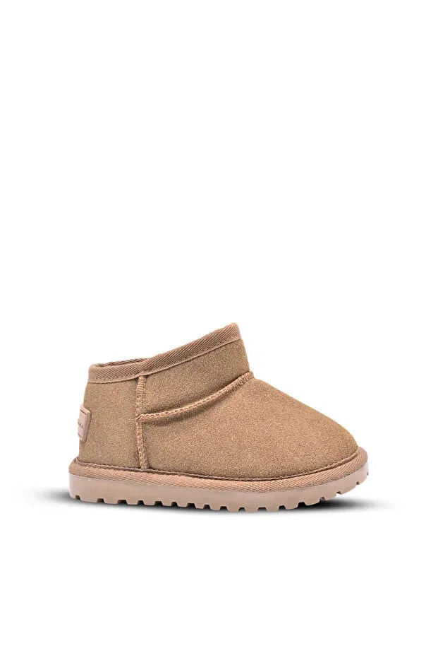 Детские ботинки для девочек с мехом Kugga Kids A More, Sand