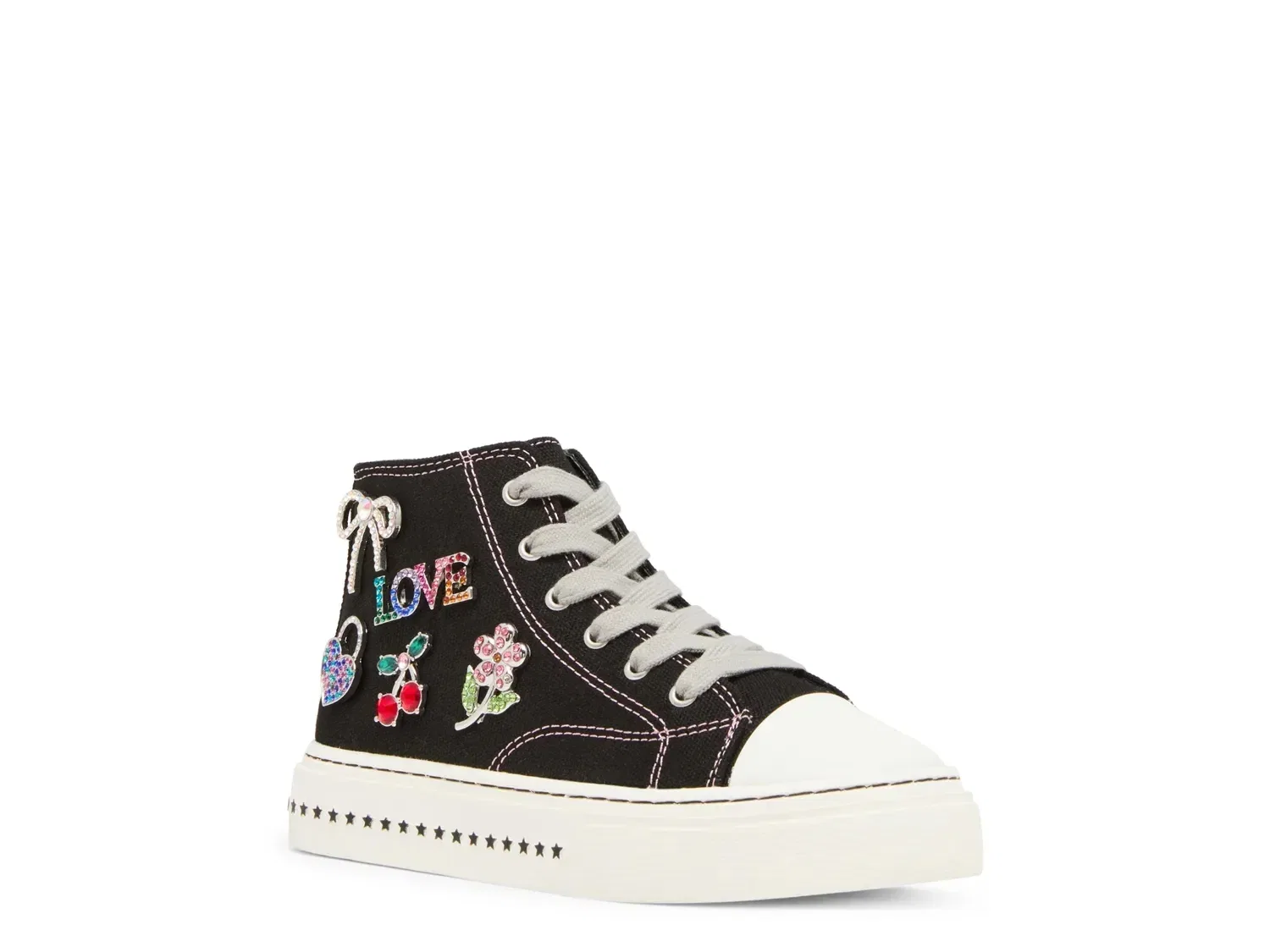 Кеды высокие Joycee, Steve Madden, черный